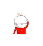 れいんぼーHEAD。（個別スタンプ：1）