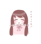 女の子たちとうさぎ。（個別スタンプ：6）