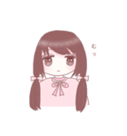 女の子たちとうさぎ。（個別スタンプ：7）