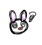 ゆるめのうさぎたち（個別スタンプ：6）