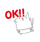 おむつねこスタンプ（個別スタンプ：5）