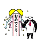 紳士なパンダ（個別スタンプ：28）