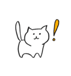 ふあんていねこ（個別スタンプ：3）