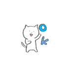 ふあんていねこ（個別スタンプ：7）