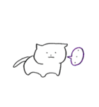 ふあんていねこ（個別スタンプ：12）