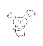 ふあんていねこ（個別スタンプ：40）