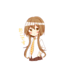 女の子といかちゃん（個別スタンプ：2）