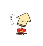 女の子といかちゃん（個別スタンプ：7）