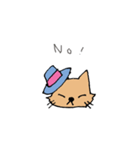 帽子猫（個別スタンプ：39）