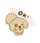 もふもふミニチュアダックスちゃん（個別スタンプ：3）