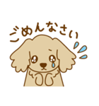 もふもふミニチュアダックスちゃん（個別スタンプ：4）