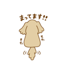 もふもふミニチュアダックスちゃん（個別スタンプ：6）