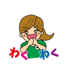 がんばれマミーズ！サッカー応援スタンプ（個別スタンプ：3）
