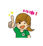 がんばれマミーズ！サッカー応援スタンプ（個別スタンプ：4）