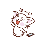 スマホ依存症のチワワ（個別スタンプ：4）