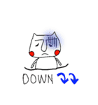 すかしネコ（個別スタンプ：4）