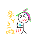 ミドリの帽子さん#1（個別スタンプ：6）