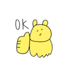 しっぽを探す犬と生クリーム（個別スタンプ：4）
