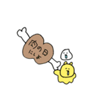しっぽを探す犬と生クリーム（個別スタンプ：24）
