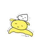 しっぽを探す犬と生クリーム（個別スタンプ：31）