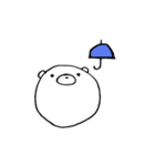 しろくまのかお。（個別スタンプ：13）