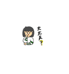 ミディアムヘアの女の子（個別スタンプ：10）
