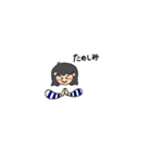 ミディアムヘアの女の子（個別スタンプ：12）
