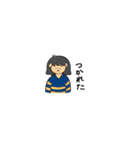 ミディアムヘアの女の子（個別スタンプ：14）
