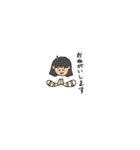 ミディアムヘアの女の子（個別スタンプ：18）