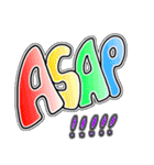 Casual English Greetings ＆ Conversation（個別スタンプ：3）
