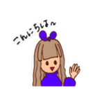 レトロガールズ。（個別スタンプ：2）