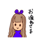 レトロガールズ。（個別スタンプ：5）
