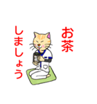 白衣を着たネコvol.2（個別スタンプ：18）