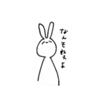 うさぎと過激すぎるうさぎ（個別スタンプ：3）