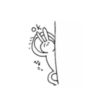 うさぎと過激すぎるうさぎ（個別スタンプ：7）