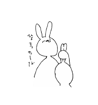 うさぎと過激すぎるうさぎ（個別スタンプ：15）