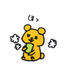 リアクションくま。（個別スタンプ：11）