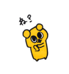 リアクションくま。（個別スタンプ：13）