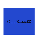 顔文字だけっすよ！(超喜怒哀楽)（個別スタンプ：4）