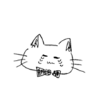 親しい人と会話するねこちゃん（個別スタンプ：10）