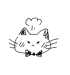 親しい人と会話するねこちゃん（個別スタンプ：11）