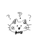 親しい人と会話するねこちゃん（個別スタンプ：19）