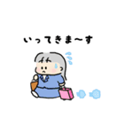 モコモコくんとサラサラさん スタンプ（個別スタンプ：3）