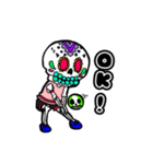 メキシコガイコツカラベラスタンプ（個別スタンプ：13）