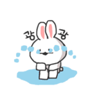 かわいいいウサギ（個別スタンプ：9）