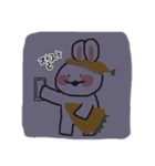かわいいいウサギ（個別スタンプ：16）