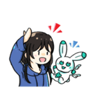 はねうさぎ（個別スタンプ：40）
