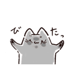 しろねこの佐々木さん（個別スタンプ：16）