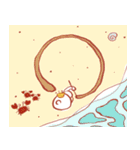 孤島のヒトミミウサギ（個別スタンプ：9）