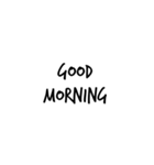 カフェ文字風＊シンプル英語（個別スタンプ：3）